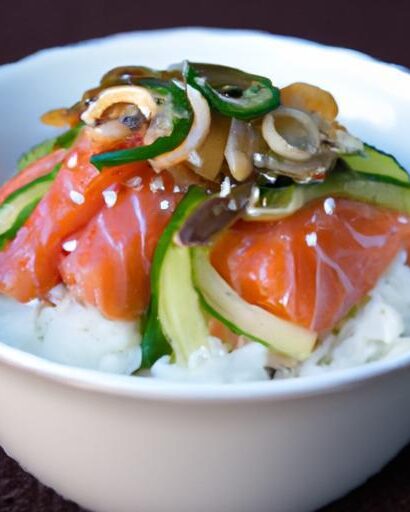 Quick & Flavorful Spicy Salmon Rice Bowl with Pre-Cooked Rice