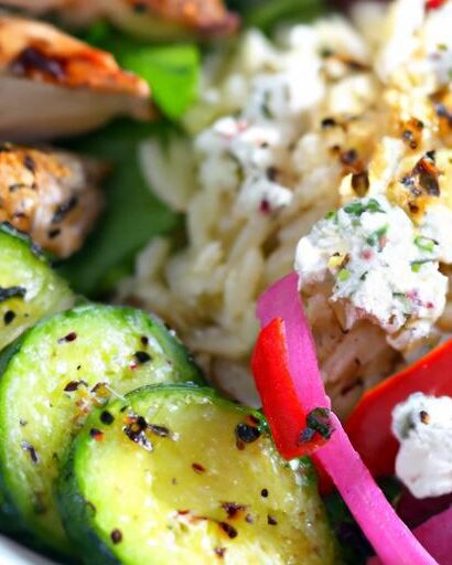 Flavor-Packed Chicken Souvlaki Bowls with Quick Marinade
