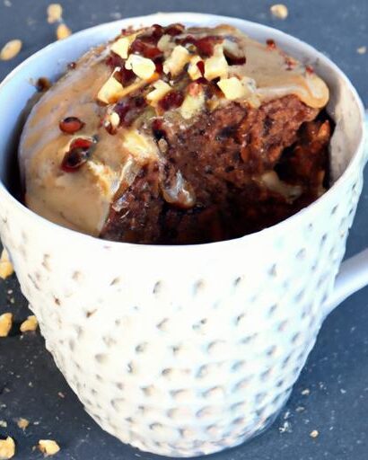 Whip Up a Quick & Tasty Keto Peanut Butter Mug Cake!