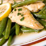 Zesty Skillet Lemon Herb Chicken with Crisp Green Beans