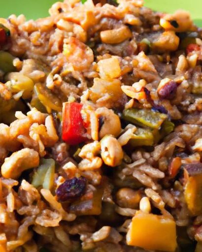 Hearty One-Pot Vegan Jambalaya with Nutty Brown Rice