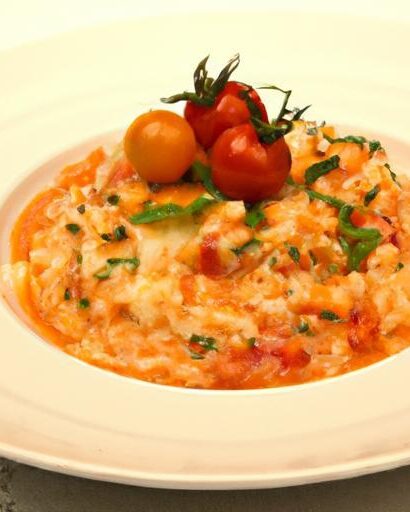 Creamy Tomato Risotto: Flavorful Comfort with Low-Sodium Broth