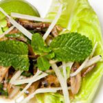 Zesty Thai Mushroom Salad with Fresh Mint and Lime Twist