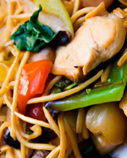 Savor Simplicity: One-Pot Chicken Chow Mein Delight