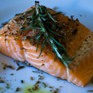Savor the Flavor: Baked Salmon with Olive Oil & Rosemary