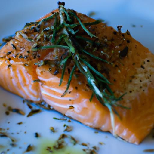 Savor the Flavor: Baked Salmon with Olive Oil & Rosemary