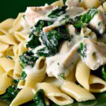 Savor the Delight: Creamy Chicken and Spinach Pasta Recipe