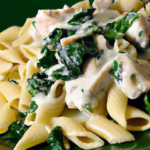 Savor the Delight: Creamy Chicken and Spinach Pasta Recipe