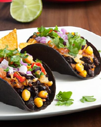 Quick & Tasty: Reheating Shells for Microwave Black Bean Tacos