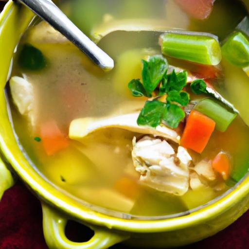 Hearty Slow-Cooker Chicken Soup with Fresh Garden Veggies
