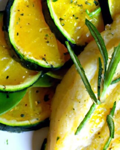 Savor Citrus Bliss: Foil-Packet Lemon Herb Tilapia & Zucchini