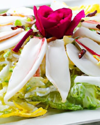 Fresh & Flavorful: Crab Salad Stuffed Endive Leaves Delight