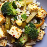 Wholesome Cauliflower Rice Stir-Fry with Tofu Delight
