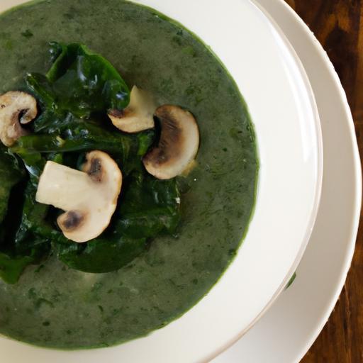 Velvety Creamy Spinach and Mushroom Soup Recipe Guide