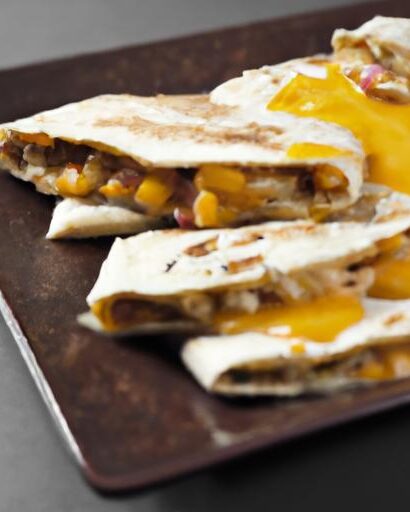 Morning Fuel: Savory Breakfast Quesadilla with Egg & Beans