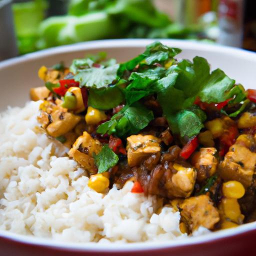 Zesty Chili Lime Tofu Bowl with Vibrant Rice & Veggies