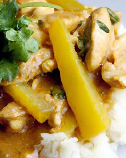 Savor the Flavors of Stir-Fried Chicken in Yellow Curry Bliss