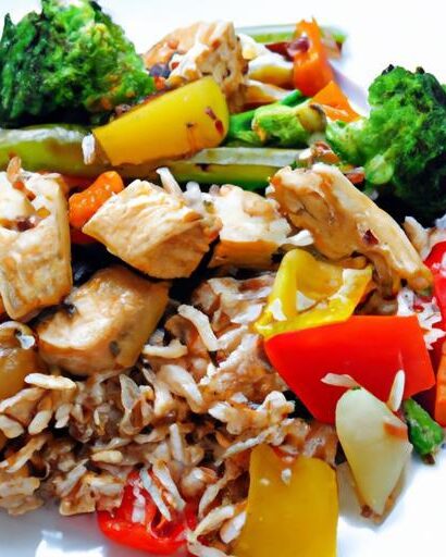 Wholesome Chicken & Veggie Stir-Fry with Nutty Brown Rice