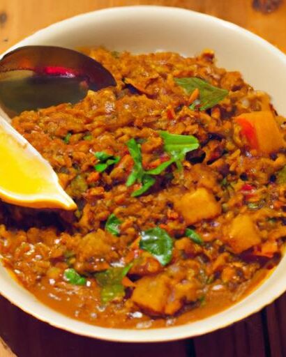 Hearty One-Pot Vegan Red Lentil Curry: Simple & Flavorful