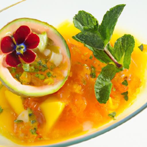 Tropical Bliss: Crafting Mango & Passionfruit Sorbet Delight