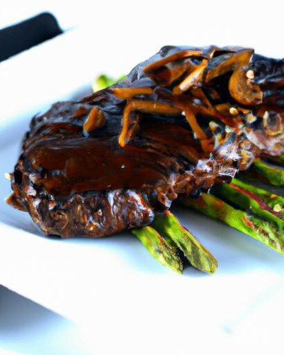 Savor the Flavor: Grilled Ribeye with Balsamic Glaze