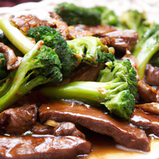 Sizzling Stir-Fried Beef with Broccoli in Rich Oyster Sauce