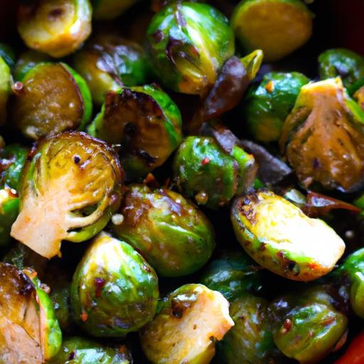 Tangy Twist: Roasted Brussels Sprouts with Balsamic Glaze