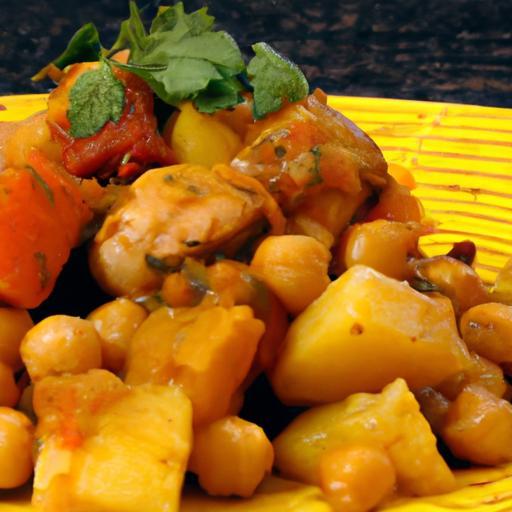 Moroccan Chicken Stew: Sweet Apricots & Hearty Chickpeas