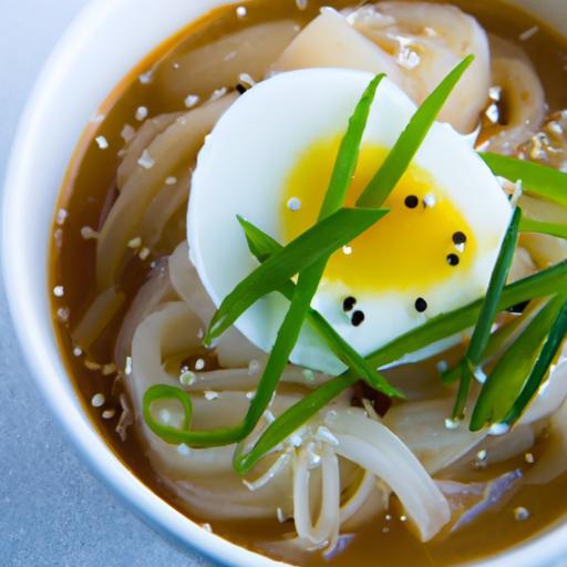 Speedy Ramen Delight: Soft-Boiled Egg Soup in Minutes