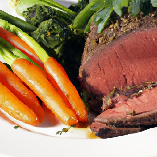 Savor the Flavor: Herb-Crusted Roast Beef & Roasted Carrots