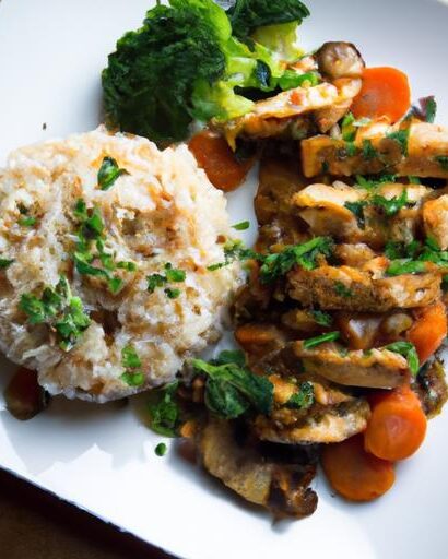 Wholesome Cauliflower Rice Stir-Fry with Savory Tofu Twist