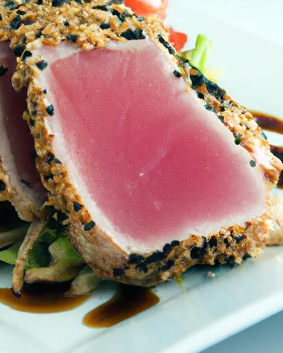 Savor the Flavor: Seared Ahi Tuna with Sesame Ginger Glaze