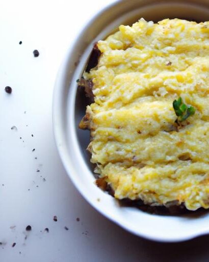 Hearty Vegan Lentil Shepherd’s Pie with Creamy Cauliflower Mash