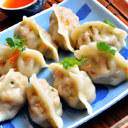 Steamed Thai Chicken Dumplings: A Flavorful asian Delight