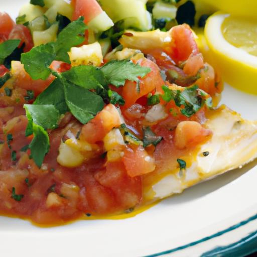 Savor Grilled Swordfish with Zesty Mediterranean salsa