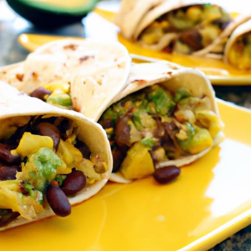 Avocado & Bean Burritos: A flavorful, Nutritious Fusion
