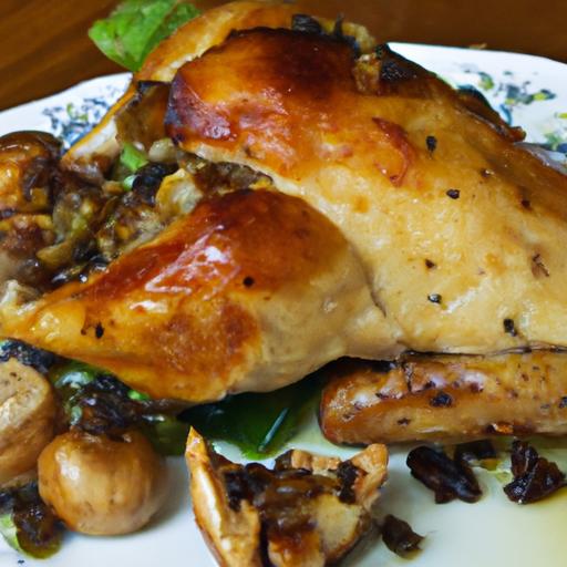 Savory Garlic & Mushroom Stuffed Chicken: A Flavorful Feast