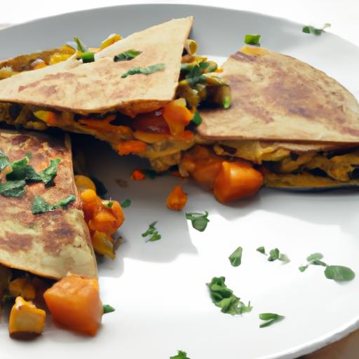 Morning Fuel: Savory Breakfast Quesadilla with Egg & Beans