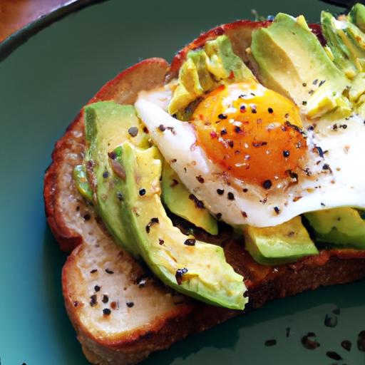 Spice Up Breakfast: Avocado Toast with Fried Egg & Chili⁤ Flakes