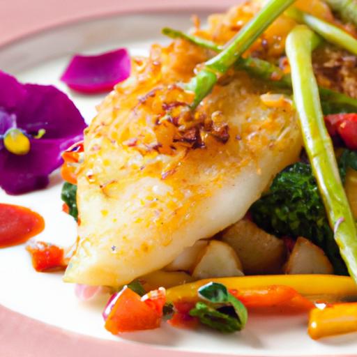Sweet and Savory: Honey Glazed Cod with Colorful Veggies