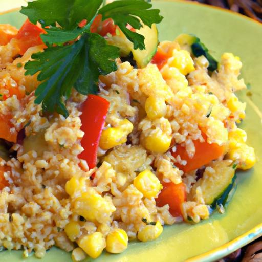 Quick & Flavorful: Microwave Couscous with Fresh Veggies