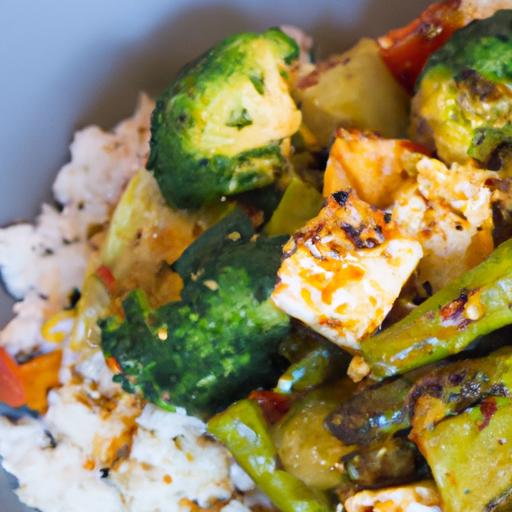 Wholesome Cauliflower Rice Stir-Fry with Savory Tofu Twist