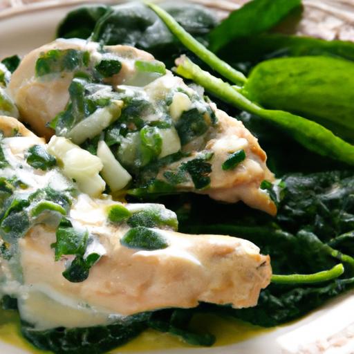 Savory Garlic Butter Chicken with Spinach: A Flavorful Feast