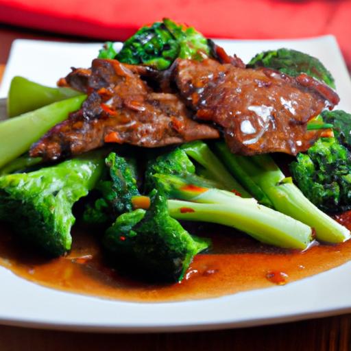 Sizzling Stir-Fried Beef with Broccoli in Rich Oyster Sauce