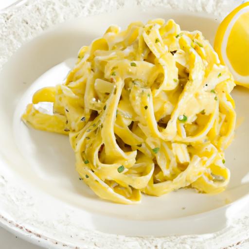 Zesty Delight: How to Make Creamy Lemon Tagliatelle Pasta