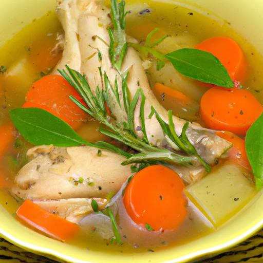 Hearty Slow-Cooker Chicken Soup with Fresh Garden Veggies