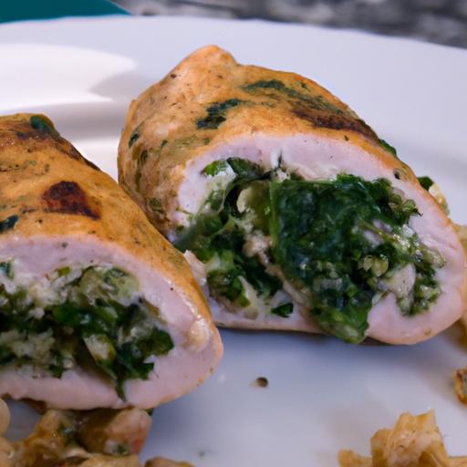 wholesome ⁣Spinach & ricotta Stuffed Chicken Breast Recipe