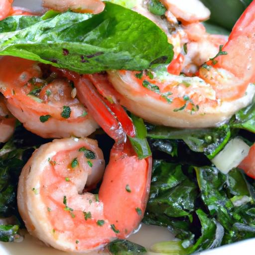 Garlic Shrimp & Sautéed Spinach: A Flavorful Duo Delight