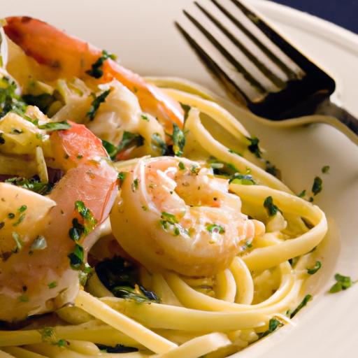 Linguine Meets Quick Shrimp Scampi: A Flavorful Duo