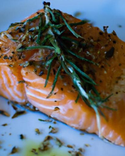 Savor the Flavor: Baked Salmon with Olive Oil & Rosemary